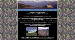 Desktop Screenshot of events.mysterious-scotland.com